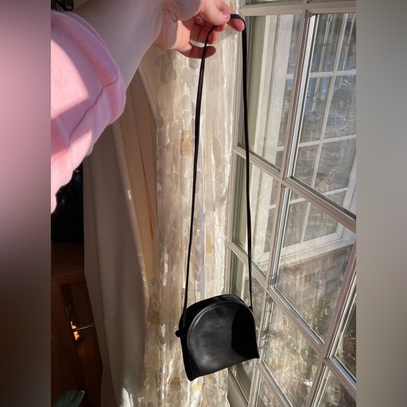 Vintage ‘99 COACH Abbie Black Leather Crossbody Bag Style No L9V-9017 - Picture 14 of 16